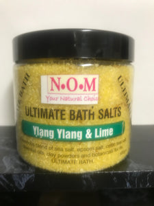 NOM - YLANG YLANG & LIME ULTIMATE BATH SALTS 500gm