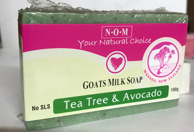 TEA TREE & AVOCADO GOATS MILK SOAP  - 100gm