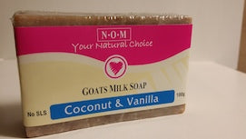COCONUT & VANILLA GOATS MILK SOAP - 100gm