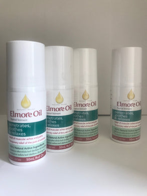 ELMORE OIL - ROLL ON 50ml - BUY 3 + GET 1 FREE - SAVE $ 21.95