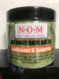 NOM - SANDALWOOD & TANGERINE ULTIMATE BATH SALTS 500gm